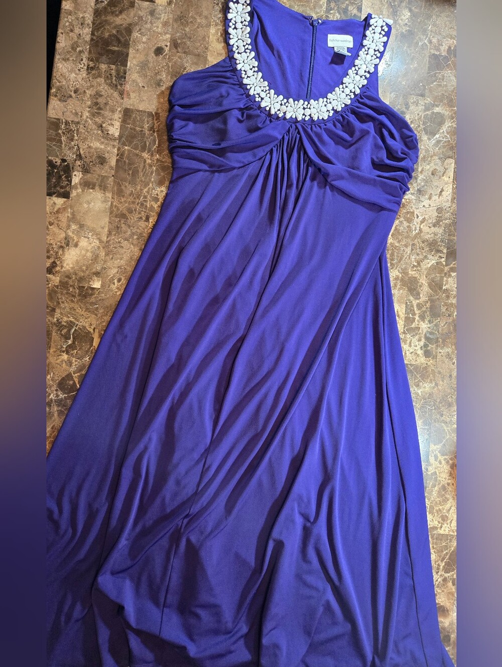 Soft Surroundings Women's Purple Sleeveless Dress. Size PL. EUC